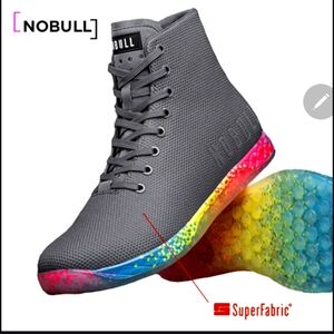 Nobull Gray High Top training shoe